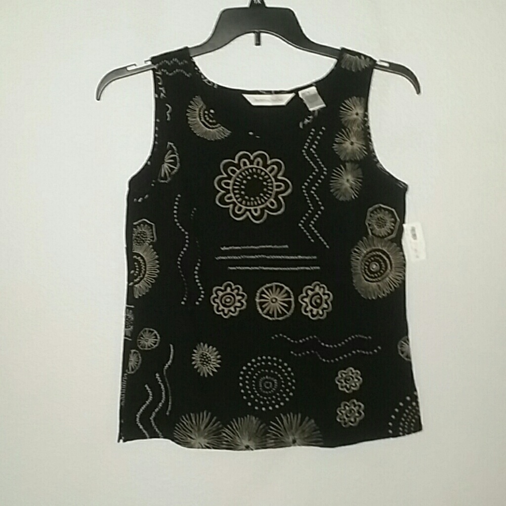 Black Linen Summer Top